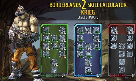 bl2 krieg leveling build.